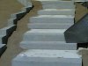 Escalier en bloc marche (Paysagiste PALMAY)