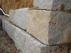 Début de la construction du mur de granite (Paysagiste PALMAY)
